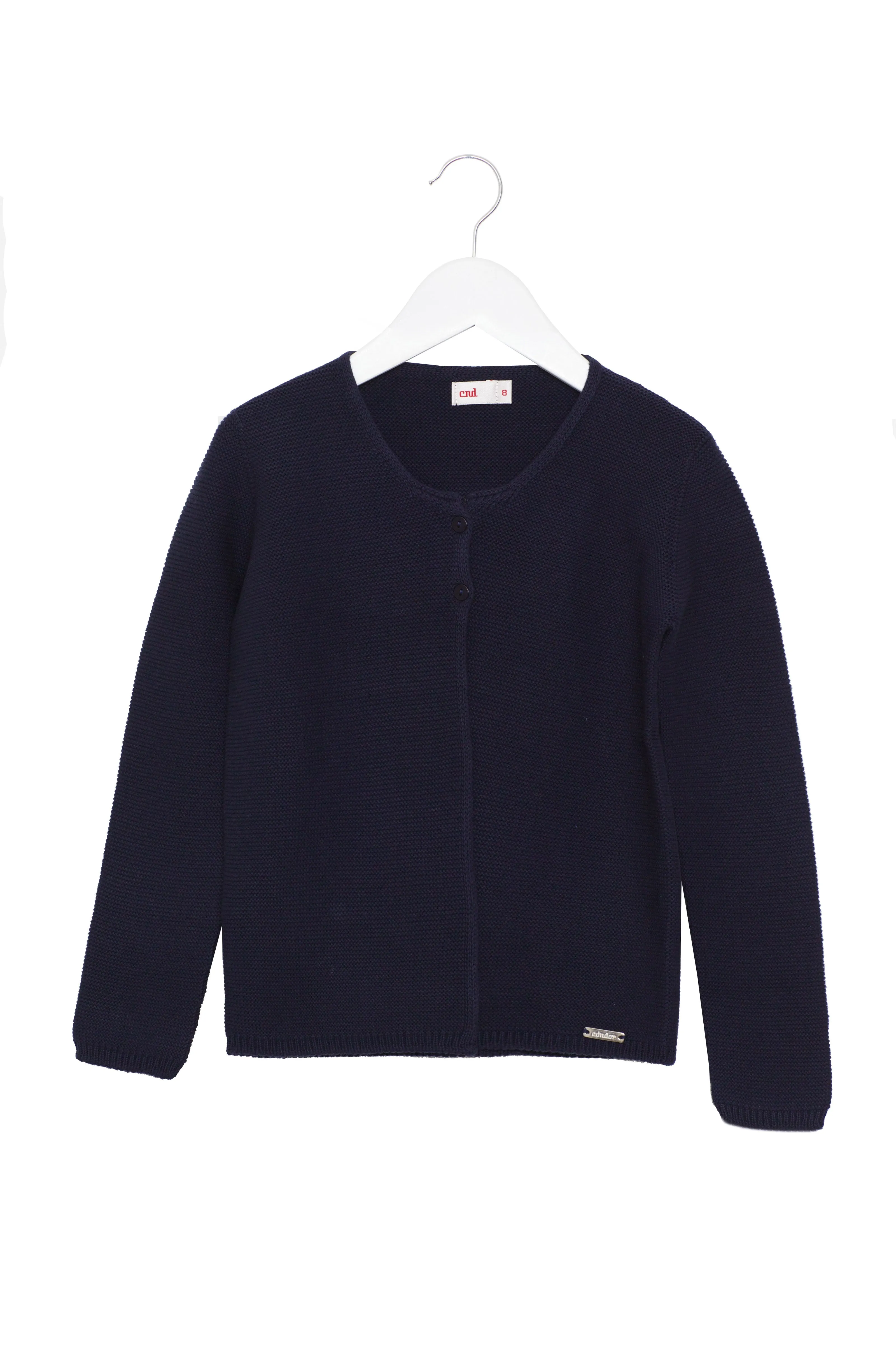 100% Cotton Cardigan - French Navy