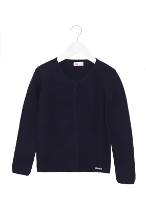 100% Cotton Cardigan - French Navy