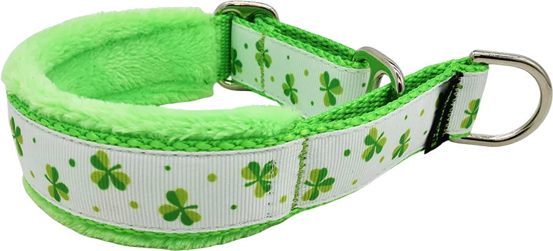1" Lucky Dog (Neon Green) Everyday Limited Slip Collar