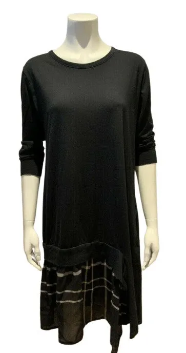 £650 Y's by Yohji Yamamoto Tartan Sweater Dress Size 2 M medium ladies