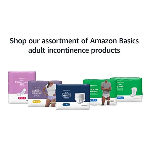 Amazon Basics Incontinence & Postpartum Underwear for Women, Maximum Absorbency, Extra Large, 48 Count, 3 Packs of 16 (Previously Solimo)