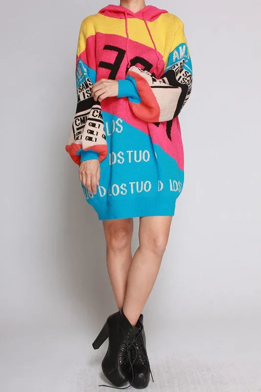 Amelia Hoodie Sweater Dress