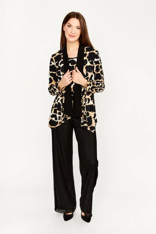 Animal Print Cardigan