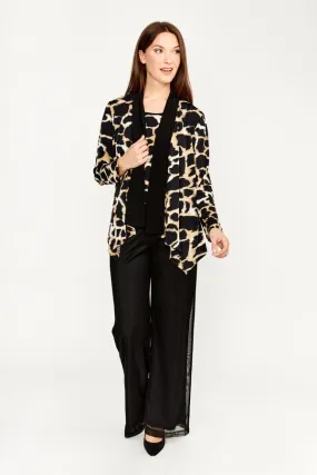 Animal Print Cardigan