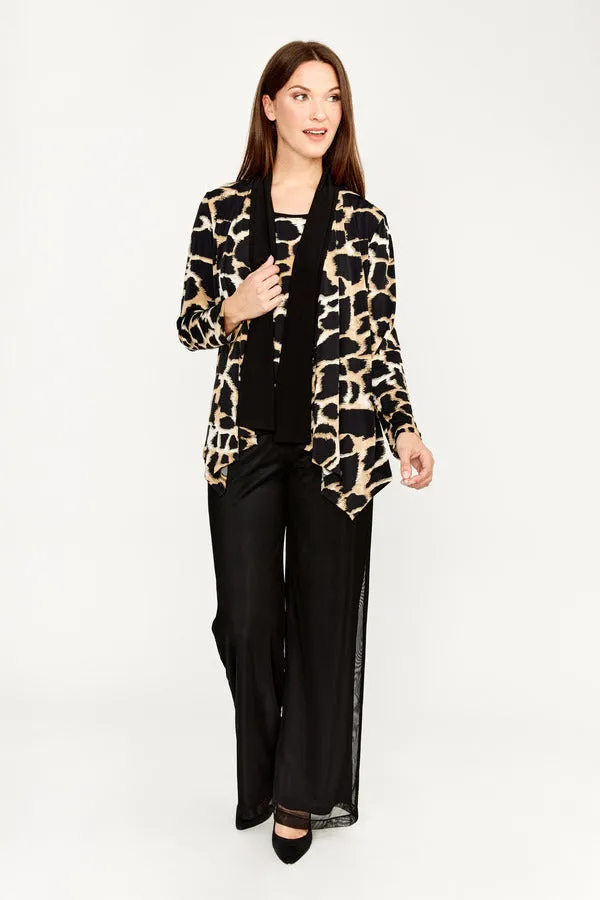 Animal Print Cardigan