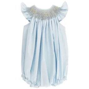 Bailey Boys Angel Wing Bishop Bubble Blue with Ecru