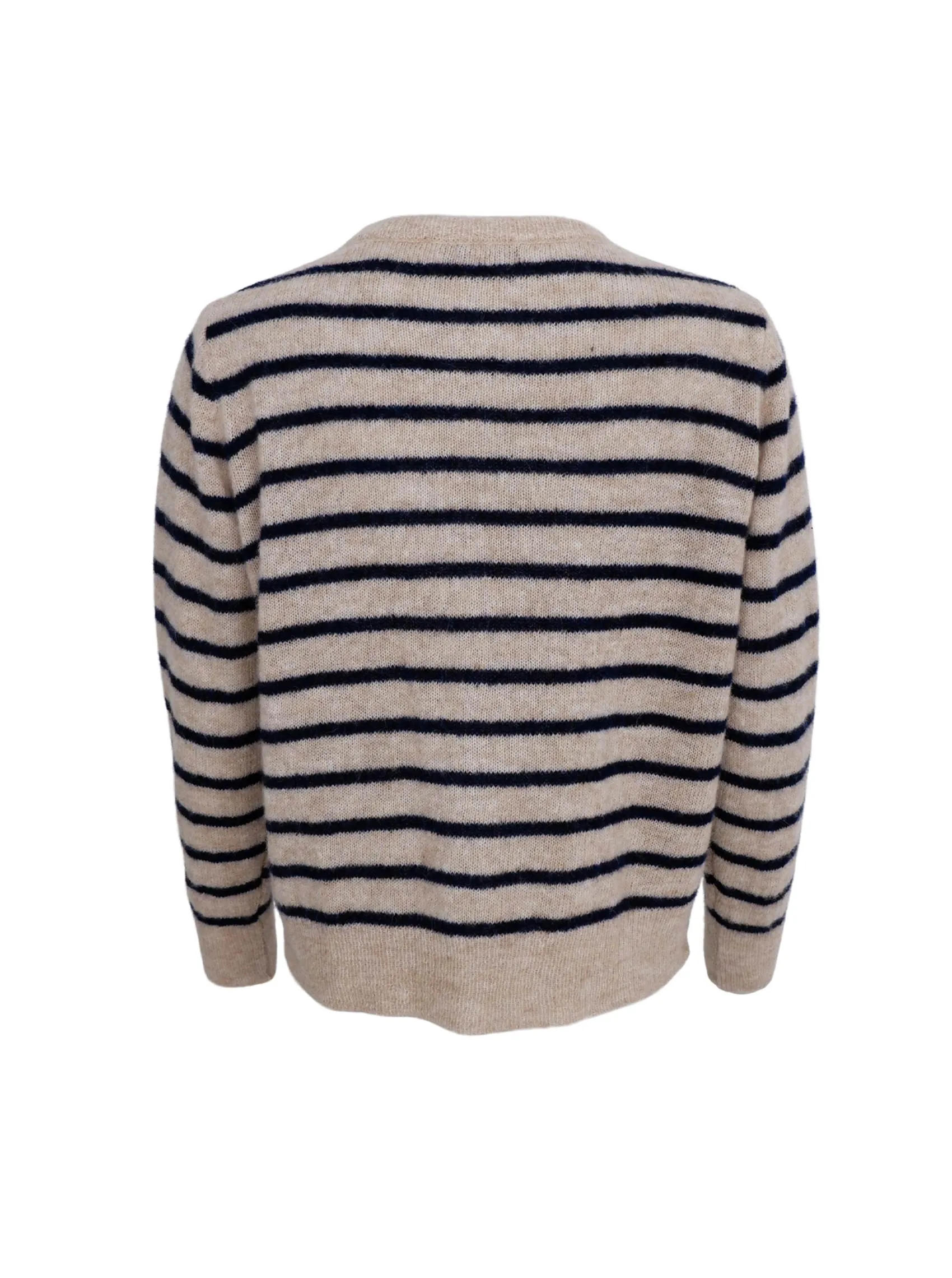 BCDELL striped knit cardigan - Navy