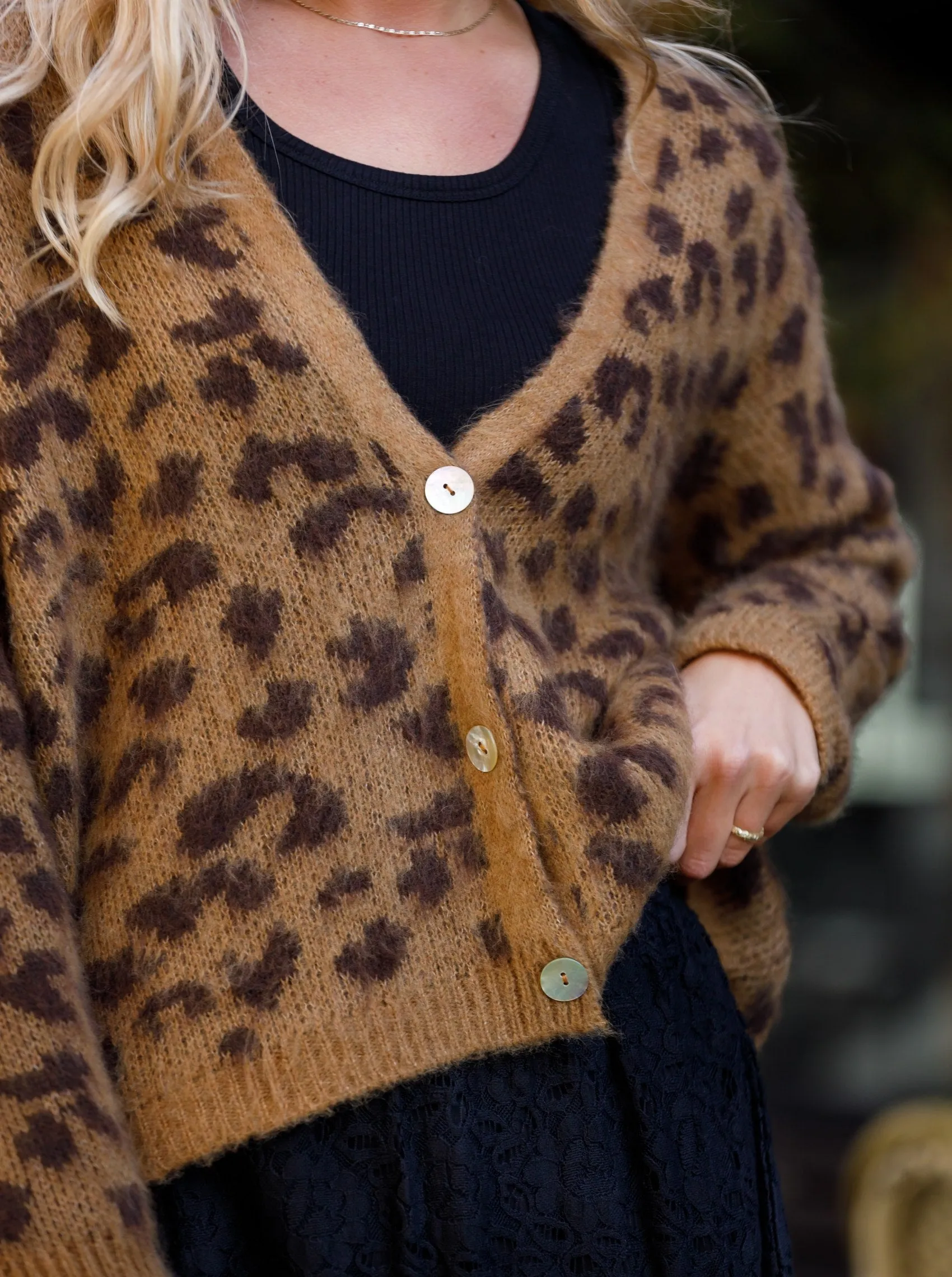 BCMINNIE leo cardigan - Camel