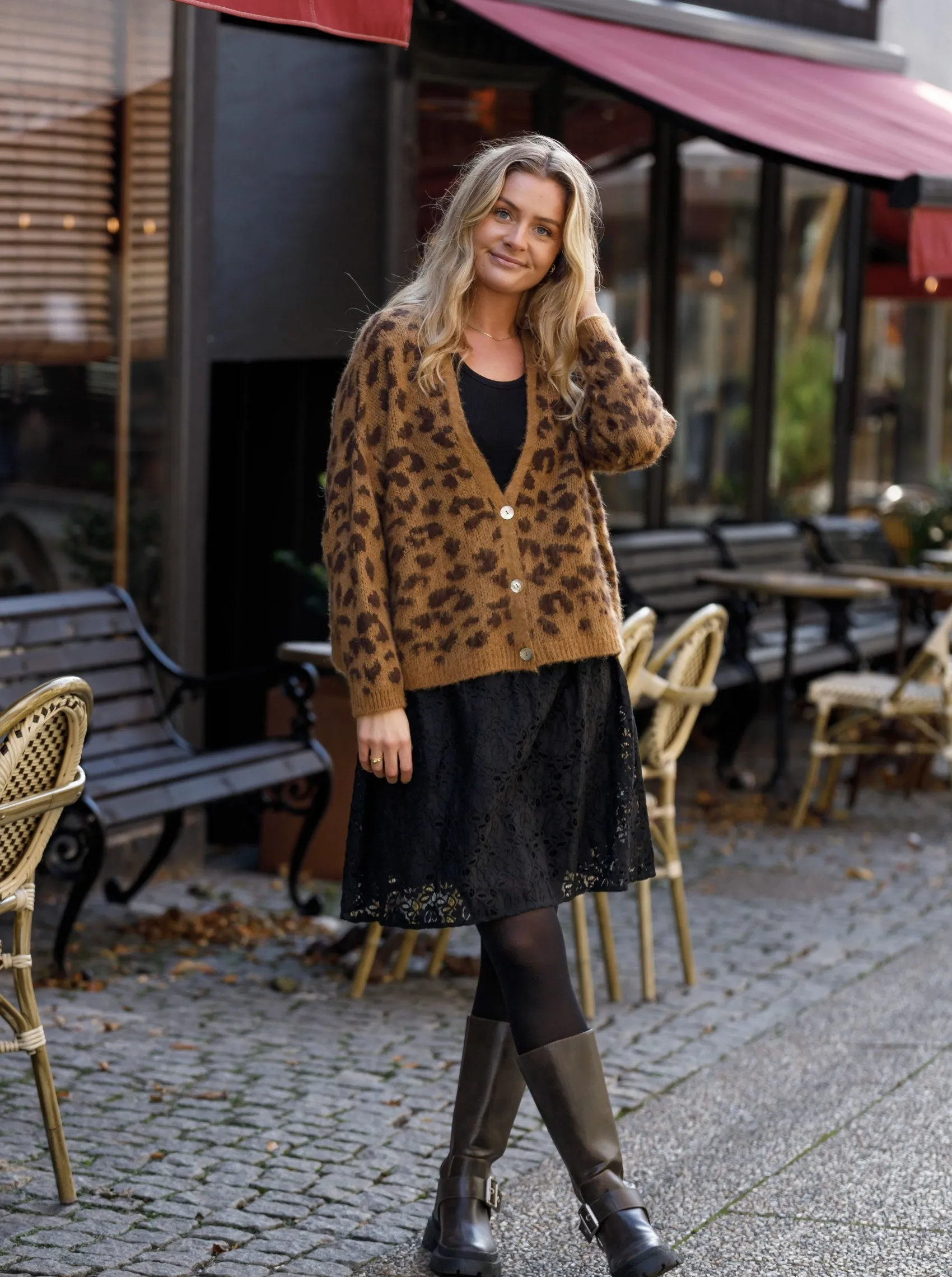 BCMINNIE leo cardigan - Camel