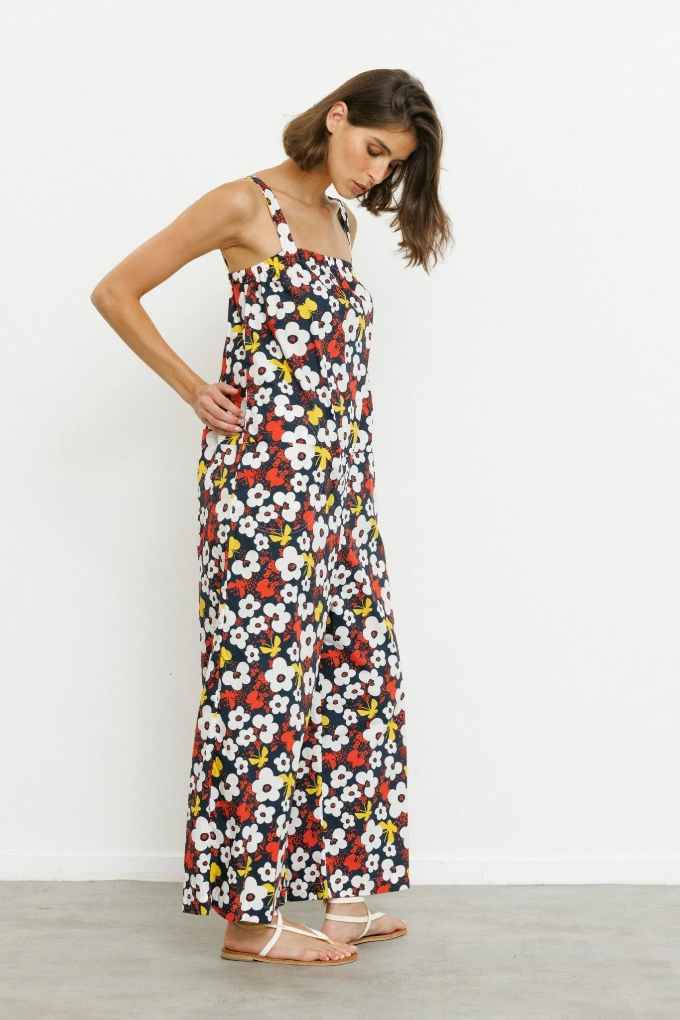 BELA Overall Flowers