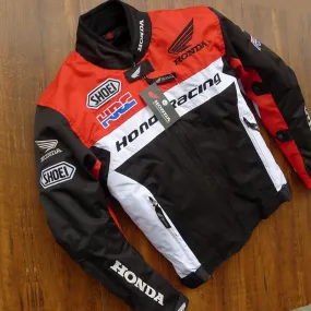 Black Varsity Jacket Racer Jacket Motorcycle Cycling Clothing Male Racing Anti-Fall Knight Motorcycle Jacket Tension Suit