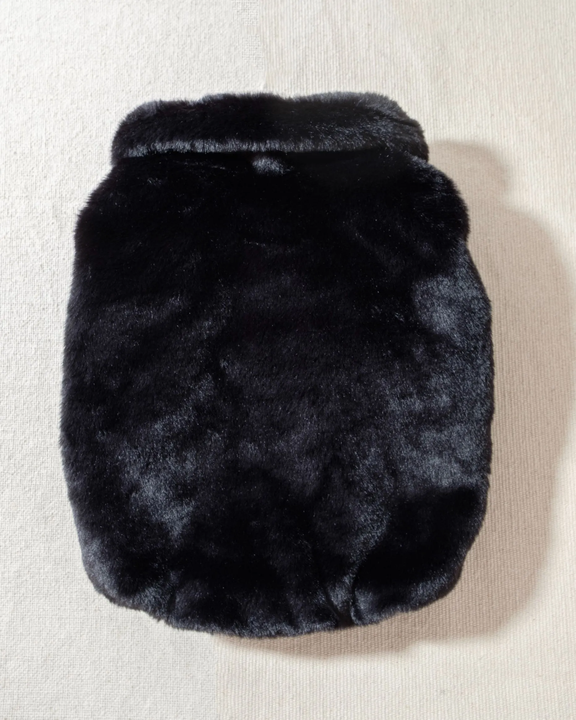 Broadway Black Faux Fur Dog Jacket
