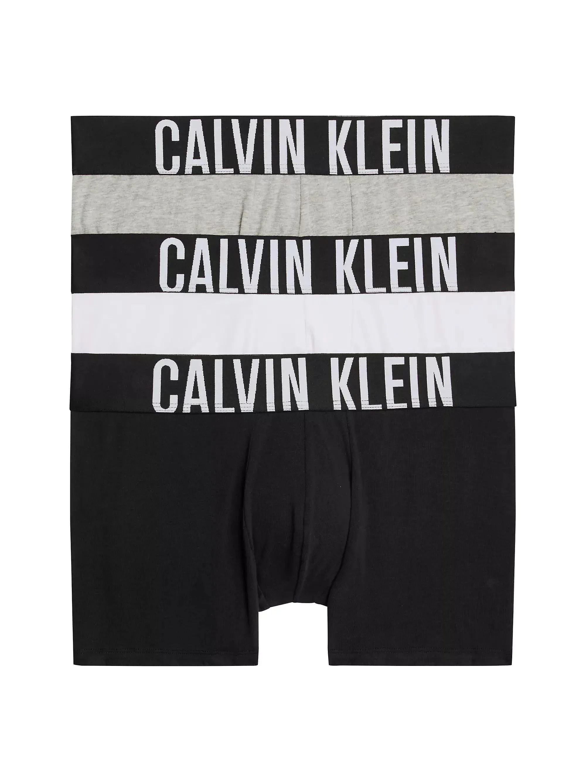 Calvin Klein INTENSE POWER 3 Pack Trunks Men Multicoloured Black/Grey Heather