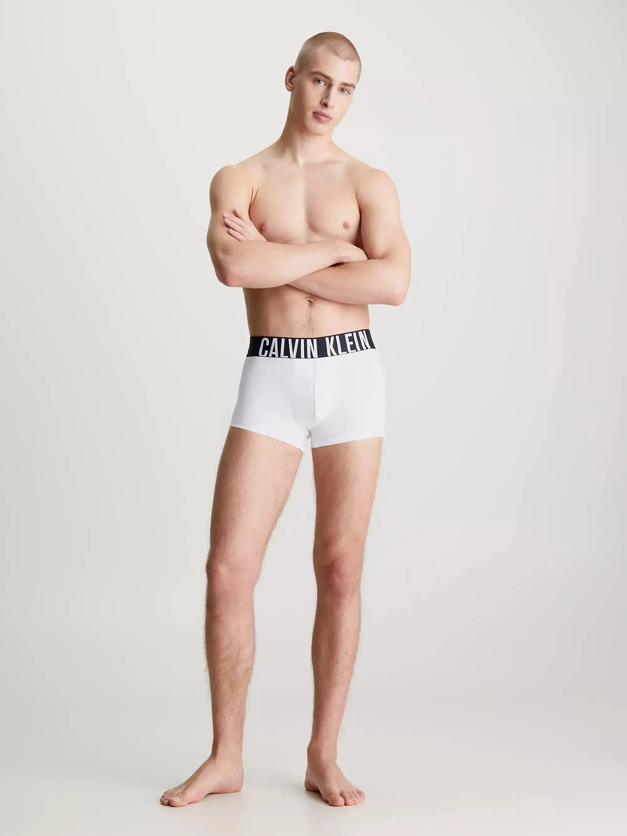Calvin Klein INTENSE POWER 3 Pack Trunks Men Multicoloured Black/Grey Heather