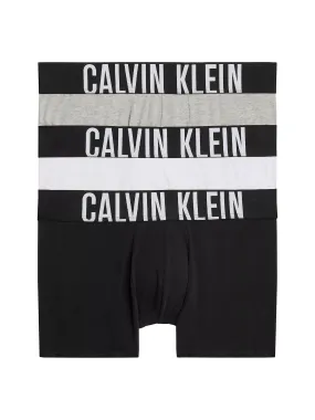 Calvin Klein INTENSE POWER 3 Pack Trunks Men Multicoloured Black/Grey Heather
