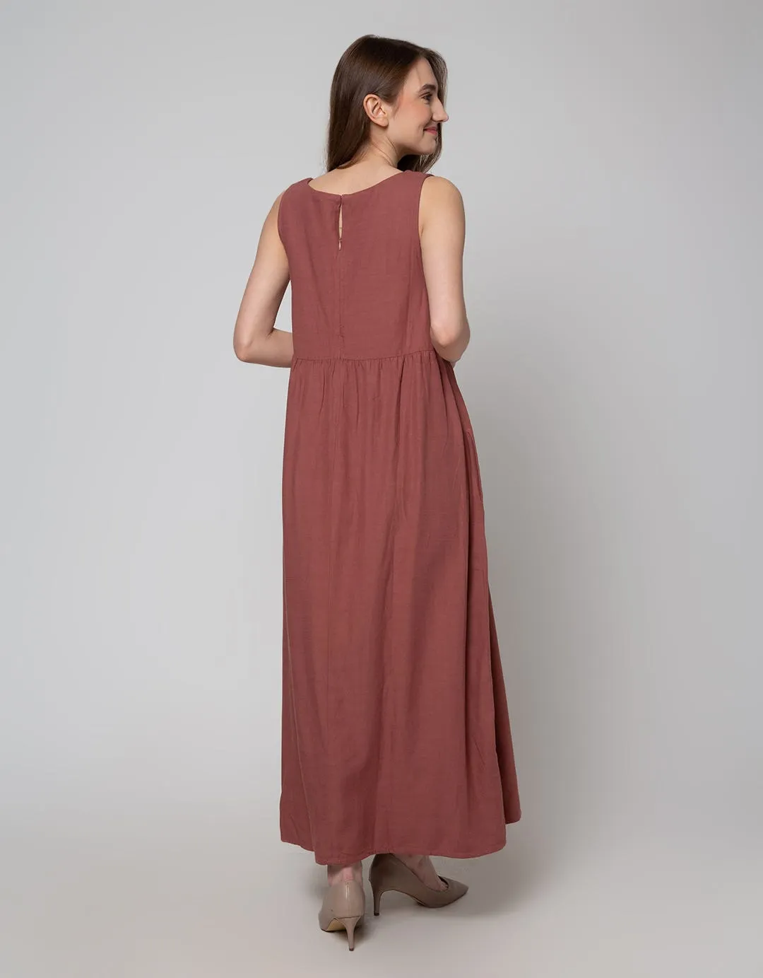 Cardinal Girl Overall Dress Button