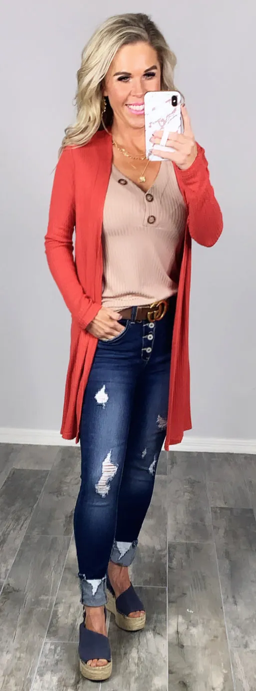 Carefree Days Cardigan - Multiple Colors