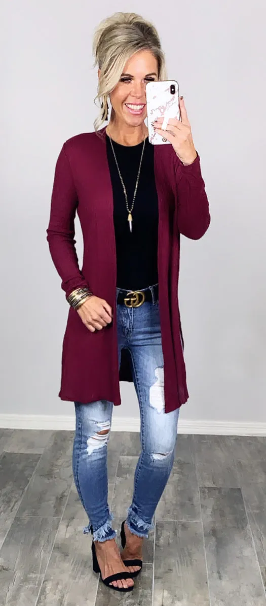Carefree Days Cardigan - Multiple Colors