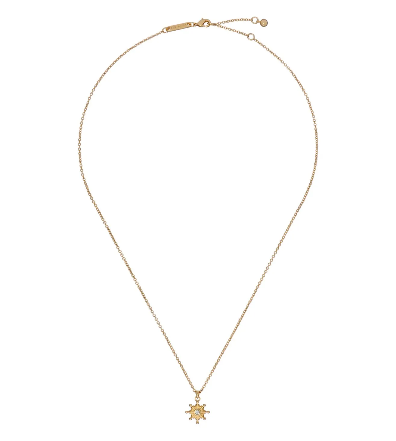 Celstia Celestial Crystal Star Necklace Gold