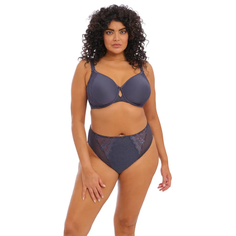 Charley High Leg Brief Storm Grey - Elomi