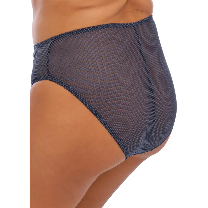 Charley High Leg Brief Storm Grey - Elomi