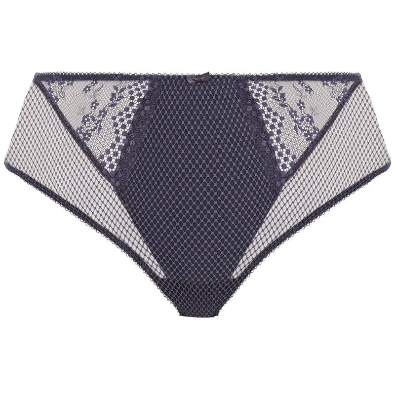 Charley High Leg Brief Storm Grey - Elomi