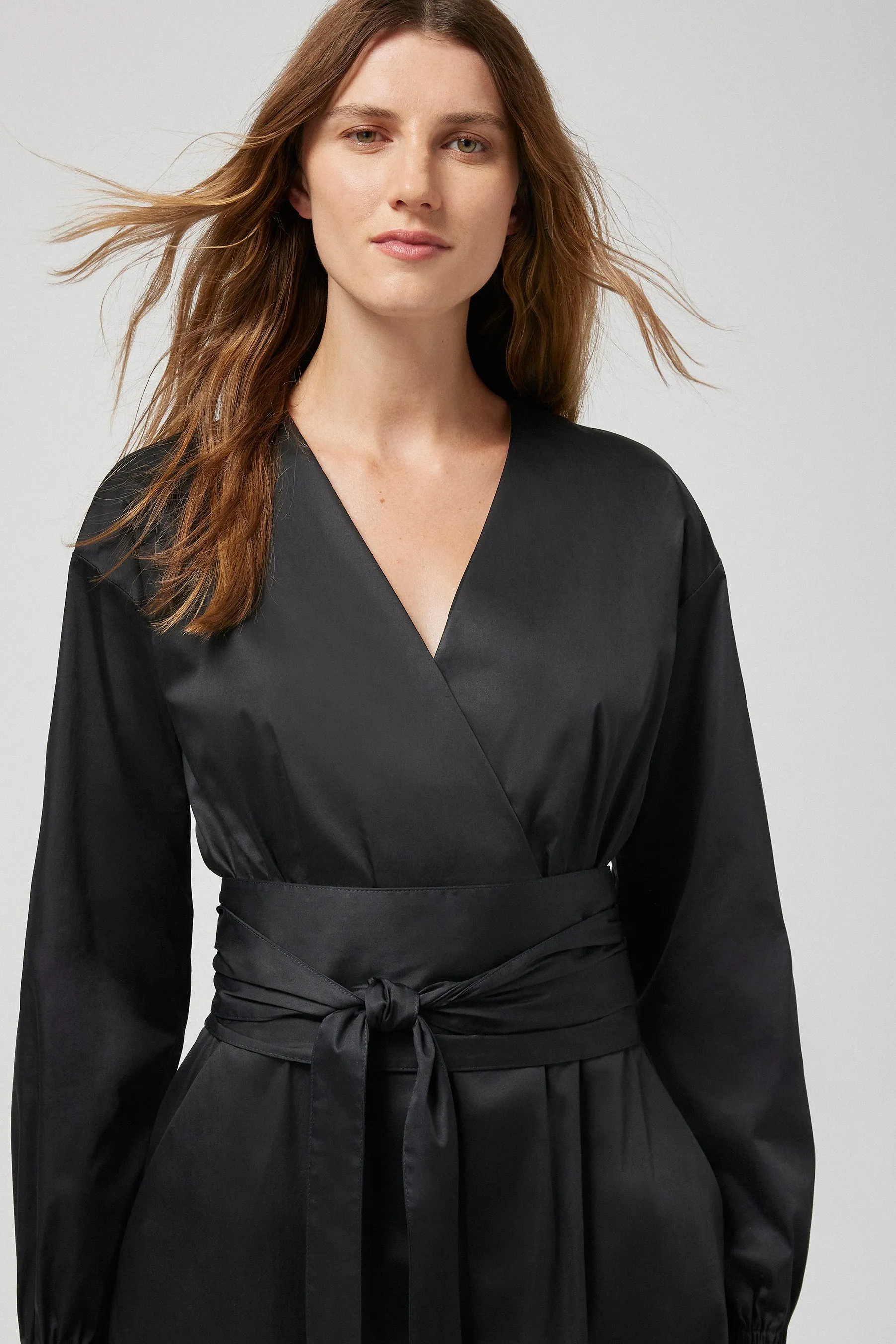 Connie Full Skirt Wrap Dress
