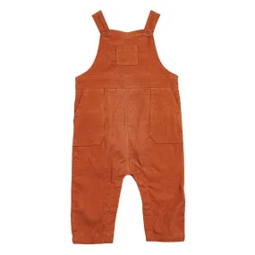 Corduroy Overall - Rust