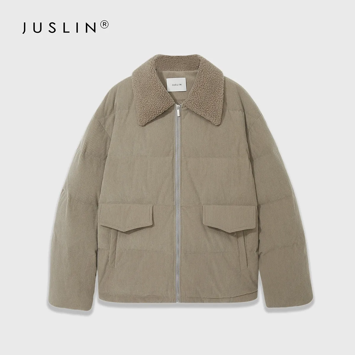 Corduroy Puffer Jacket