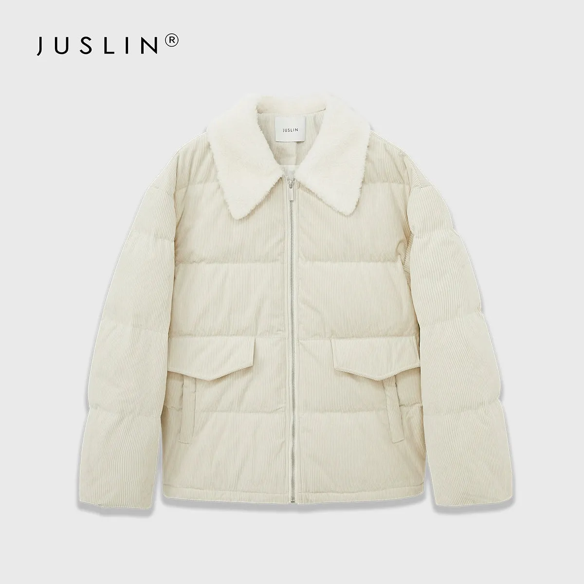 Corduroy Puffer Jacket