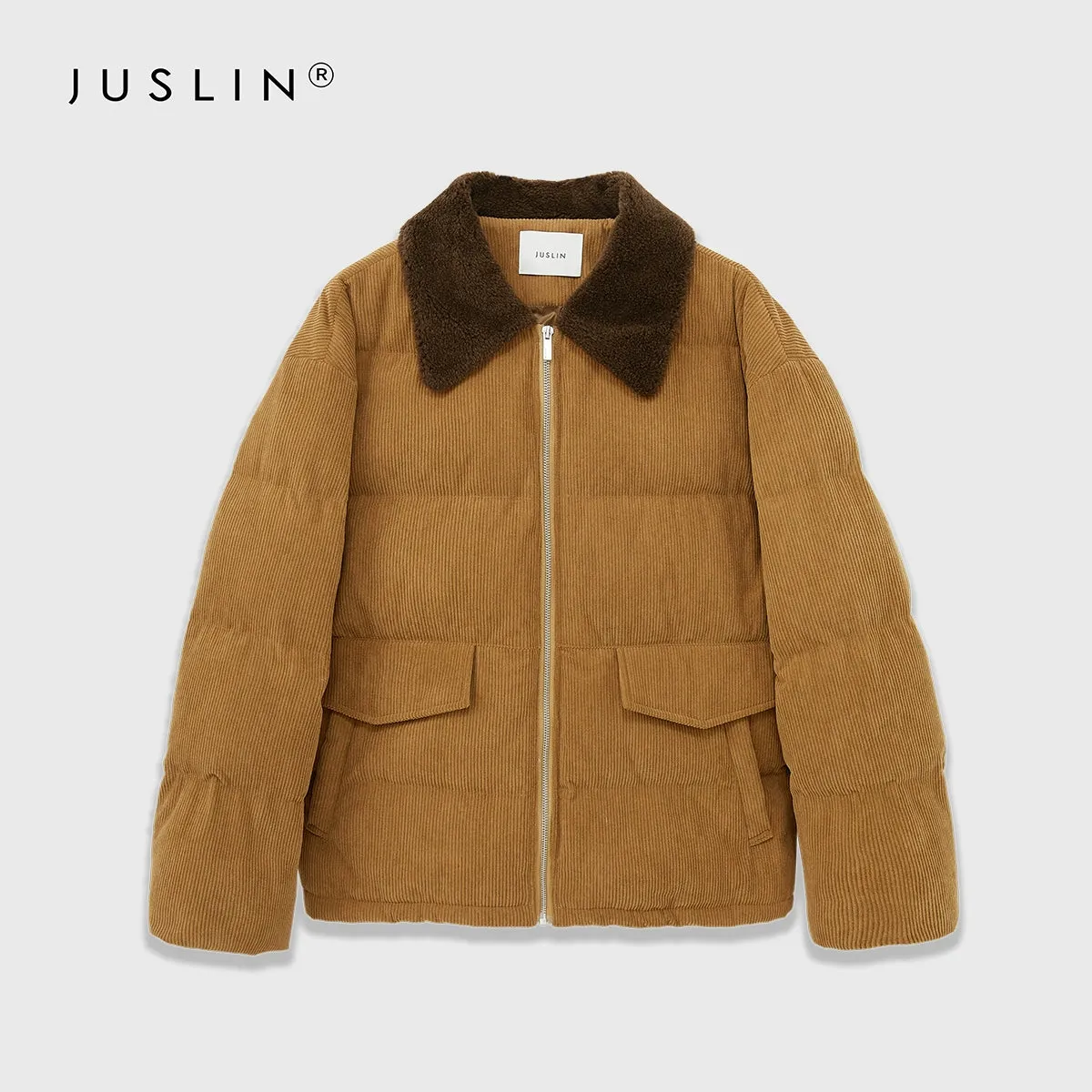Corduroy Puffer Jacket