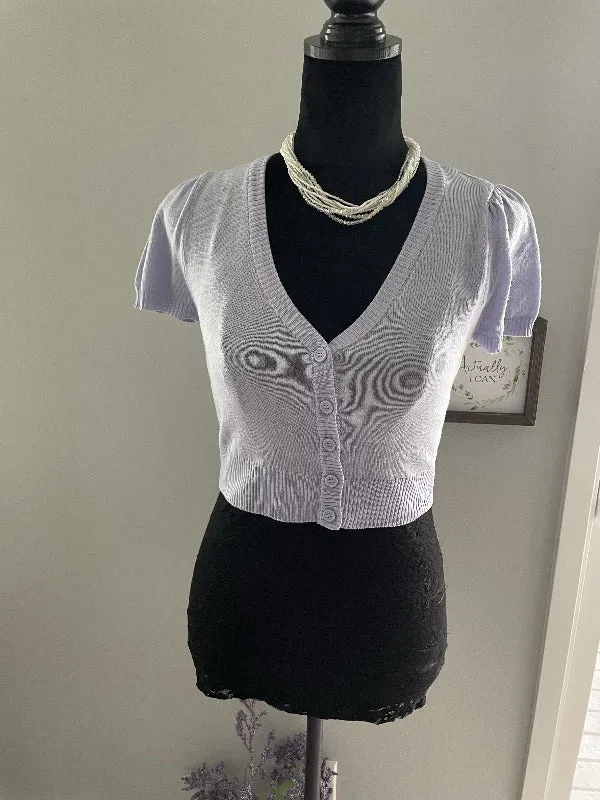 Cropped Short Sleeve Cardi/Bolero
