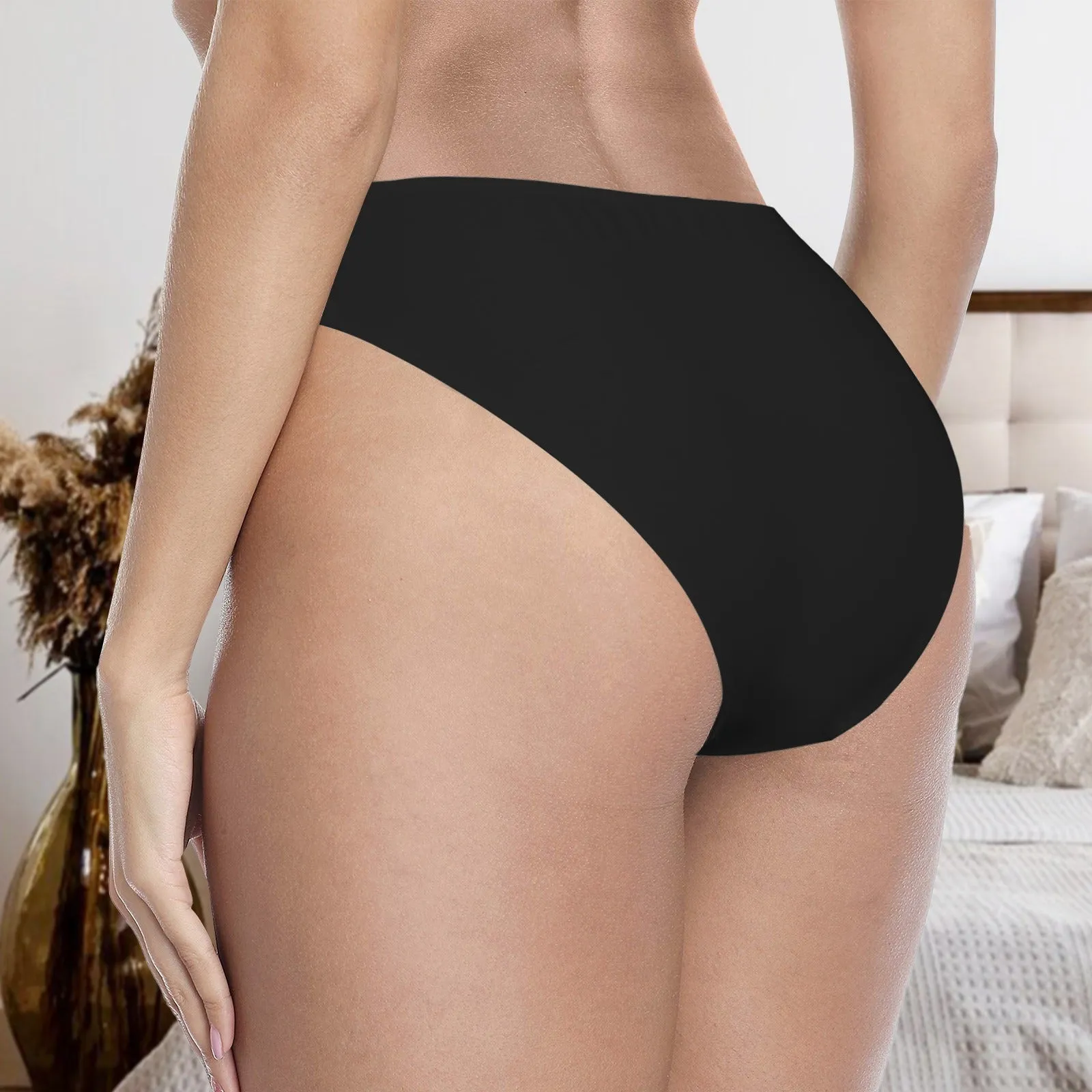 Custom Face Zipper Women's High Cut Lace Underwear Personalized Underwear Panties for Women