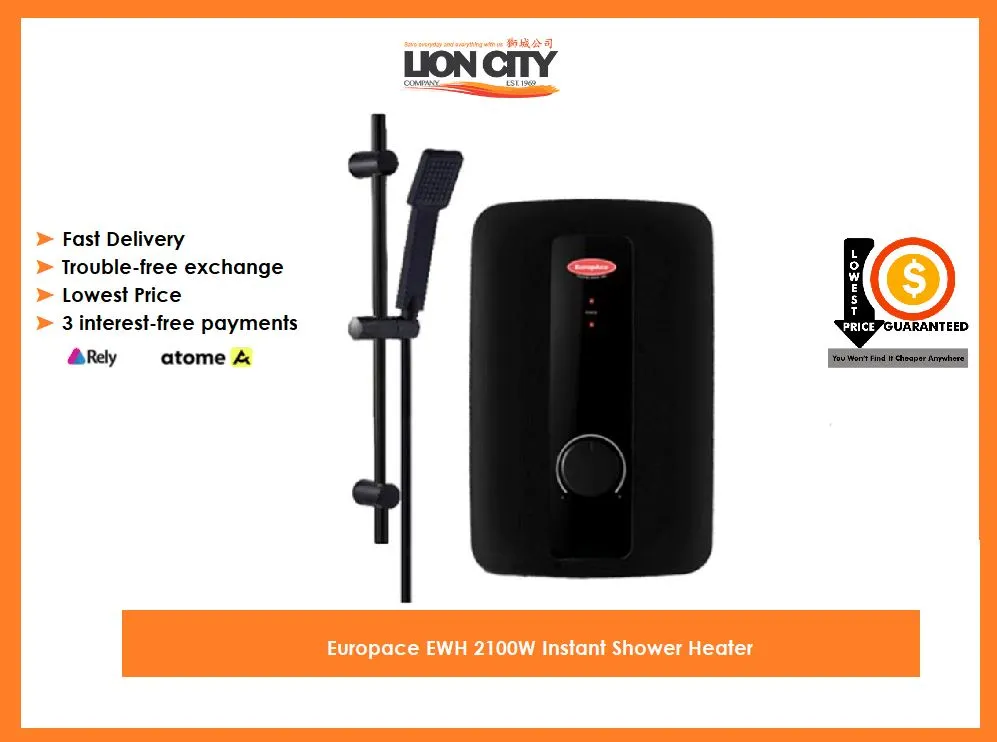 Europace EWH 2100W Instant Shower Heater