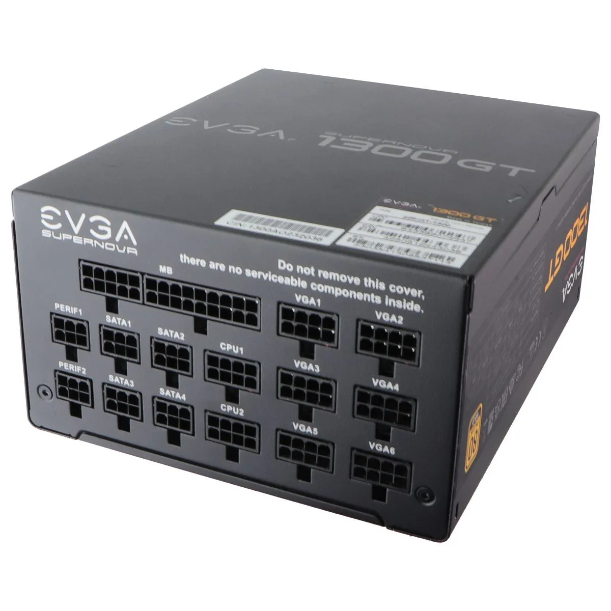 EVGA SuperNOVA 1300 GT, 80 Plus Gold 1300W, Fully Modular & Eco Mode