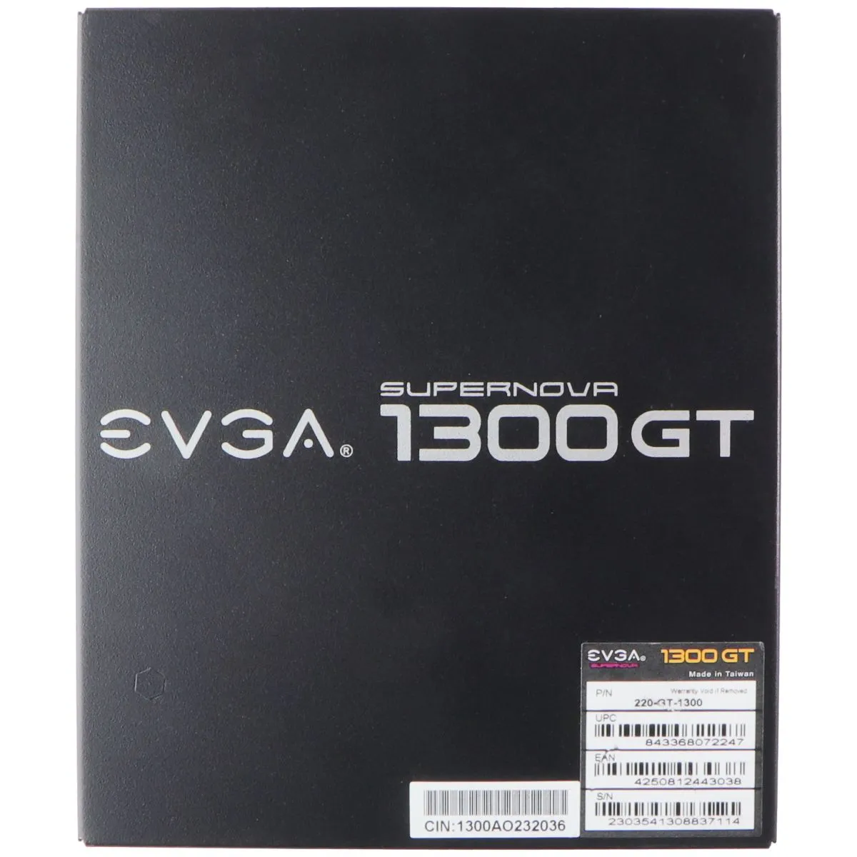 EVGA SuperNOVA 1300 GT, 80 Plus Gold 1300W, Fully Modular & Eco Mode