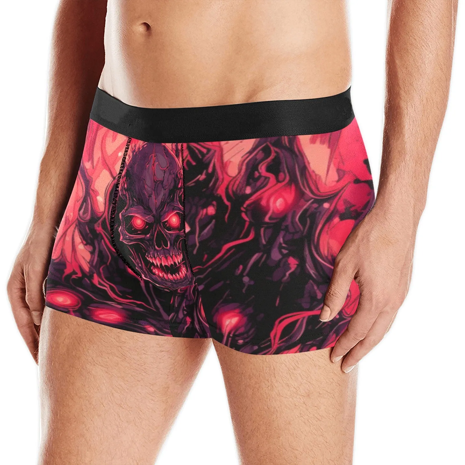 Evil Smiling Skull Boxer Briefs