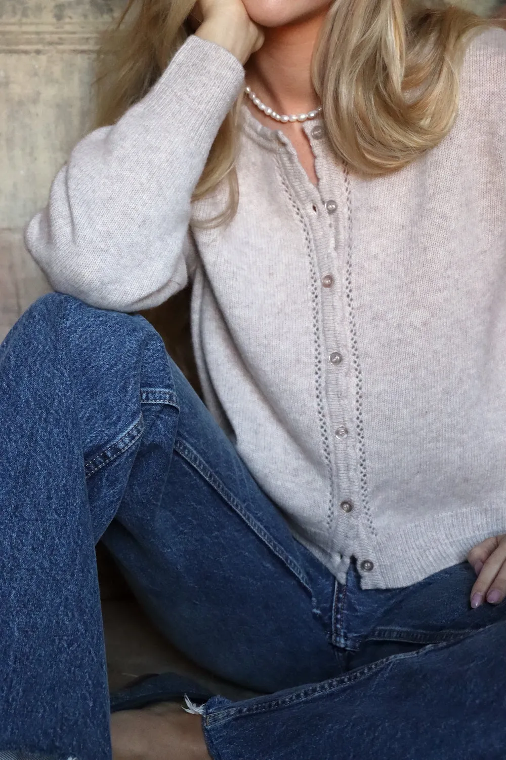 Faith Cardigan Sand
