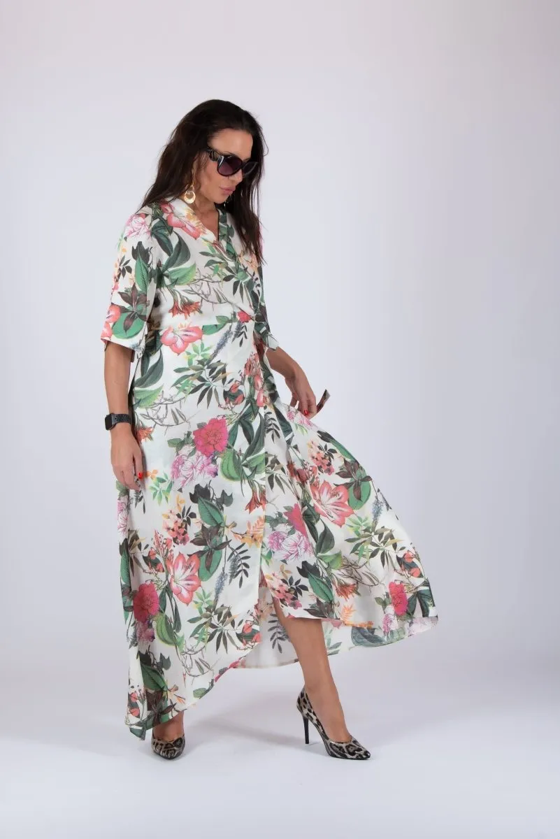 Flax Wrap Dress VERONA SALE