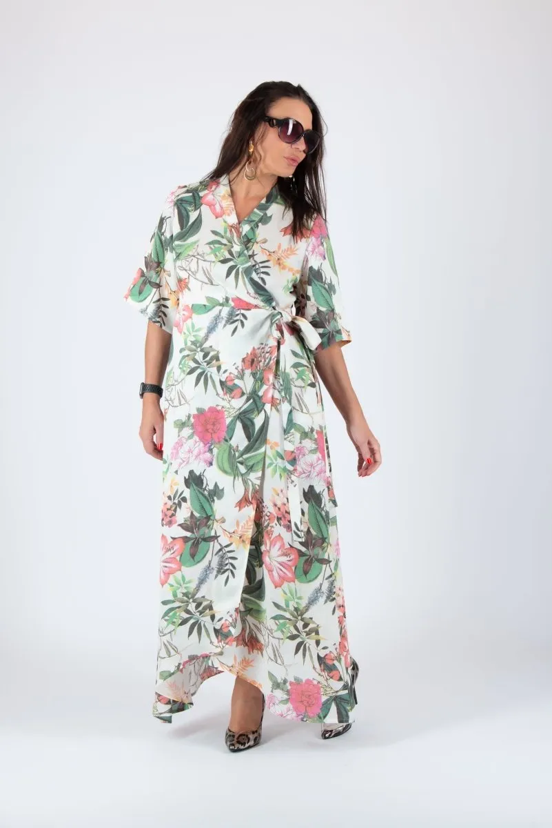 Flax Wrap Dress VERONA SALE