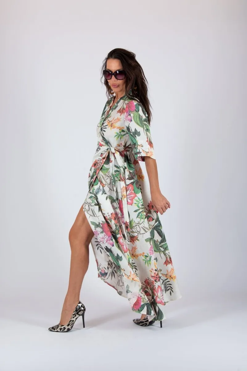 Flax Wrap Dress VERONA SALE