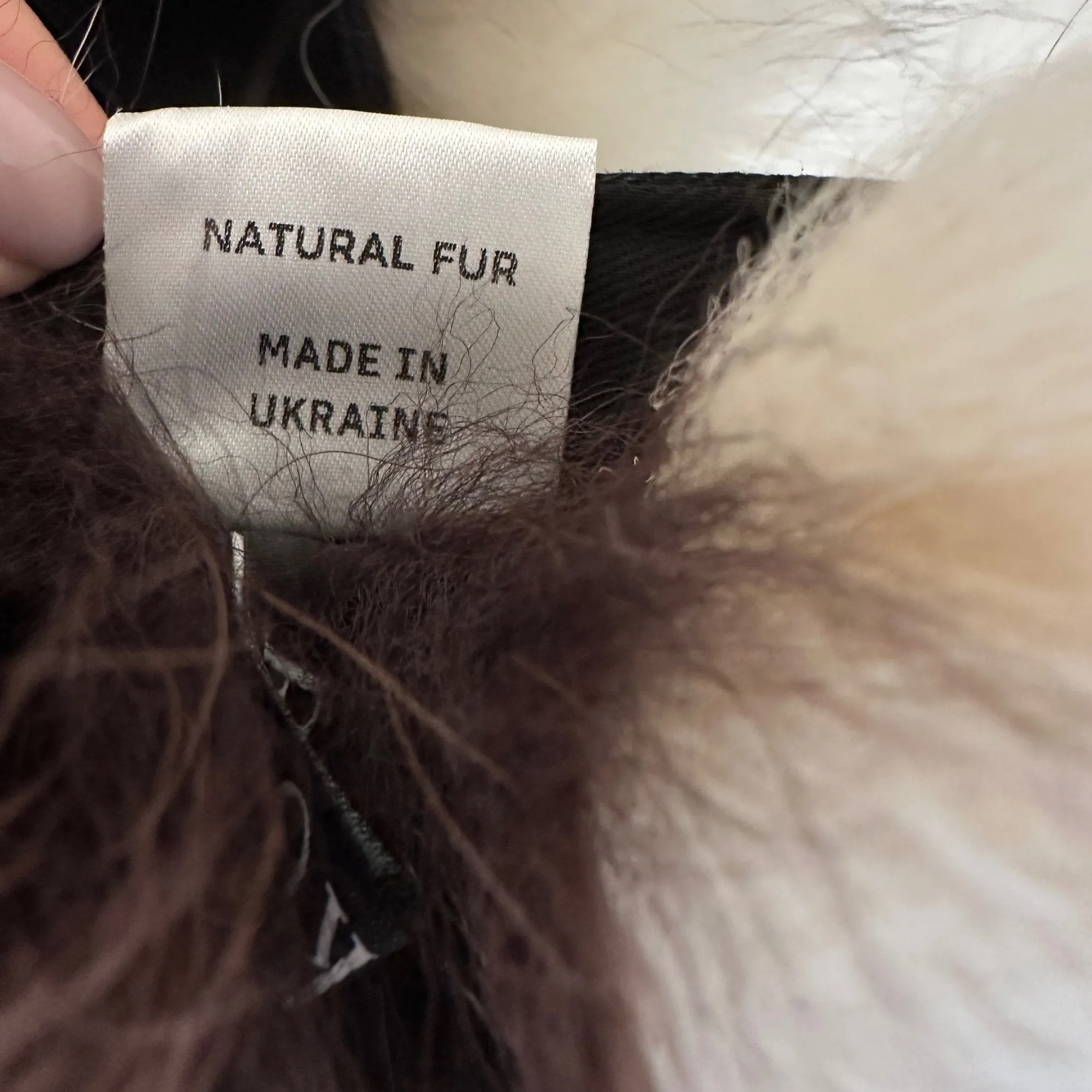 Fluffy Collar Fur Fox for winter coat parka hood 75 cm Mens and Womens