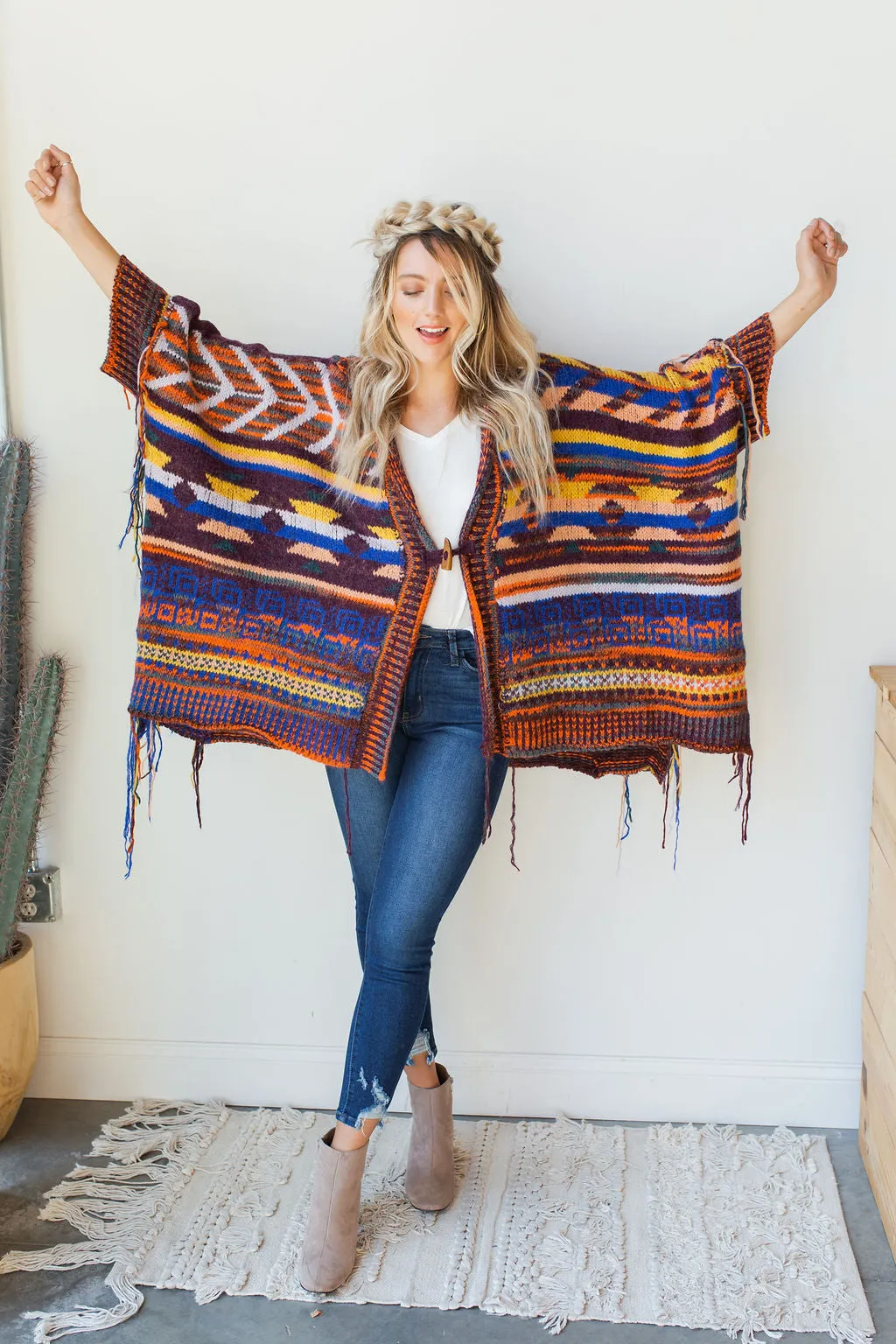 follow the arrow poncho