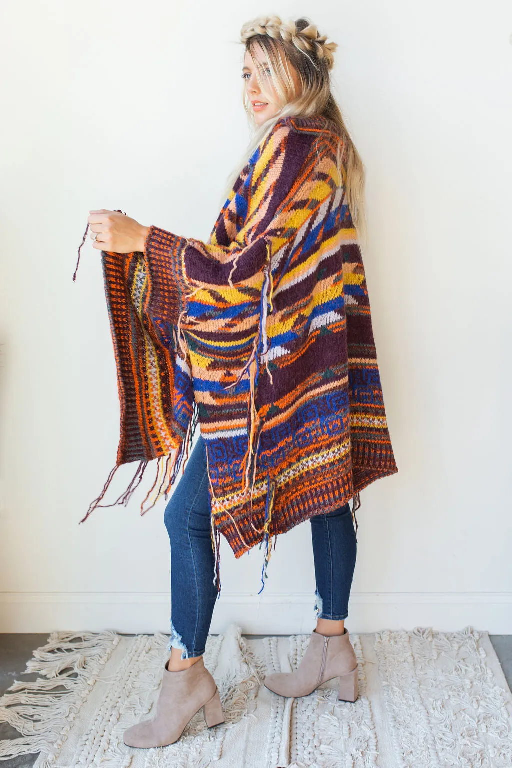 follow the arrow poncho