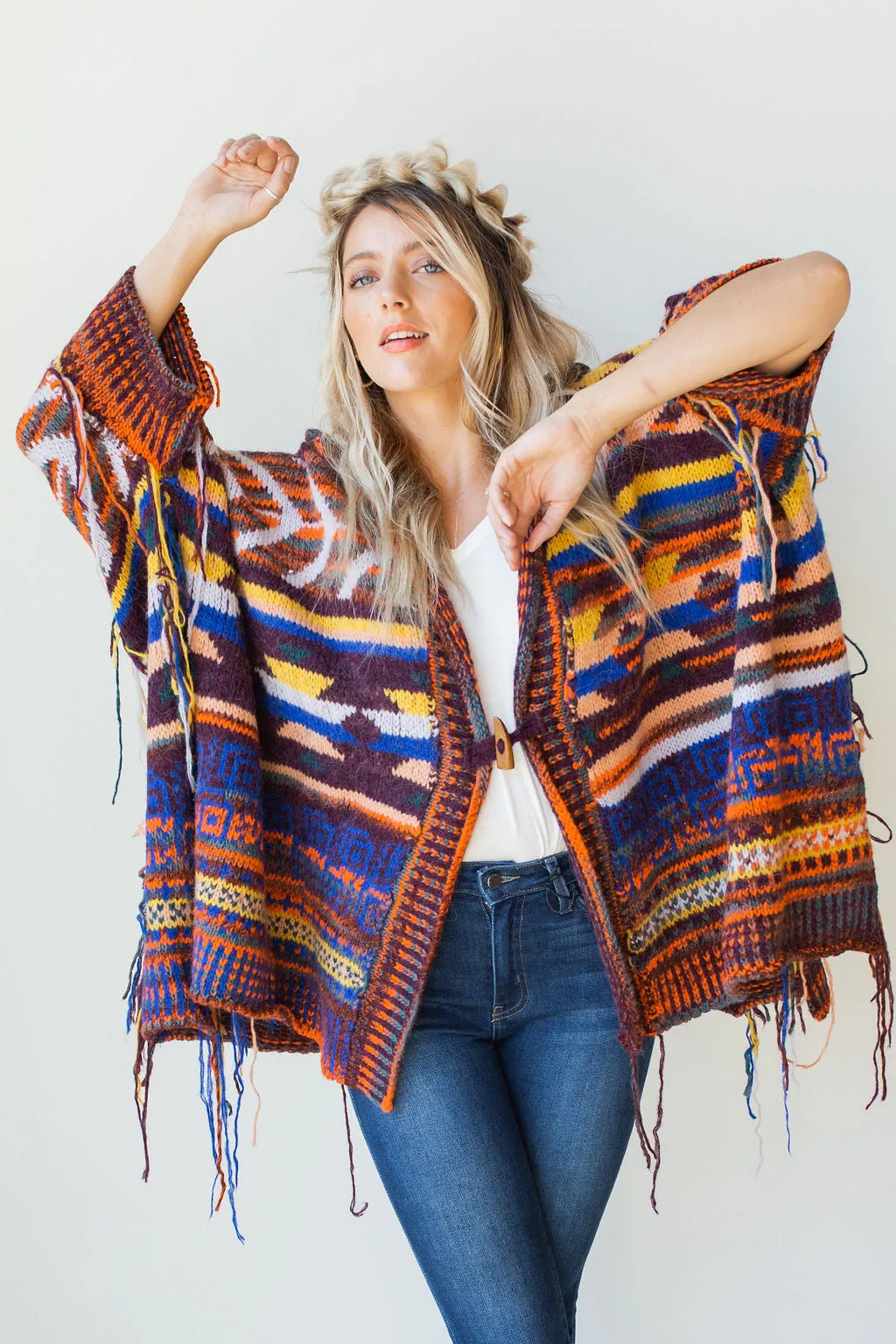 follow the arrow poncho