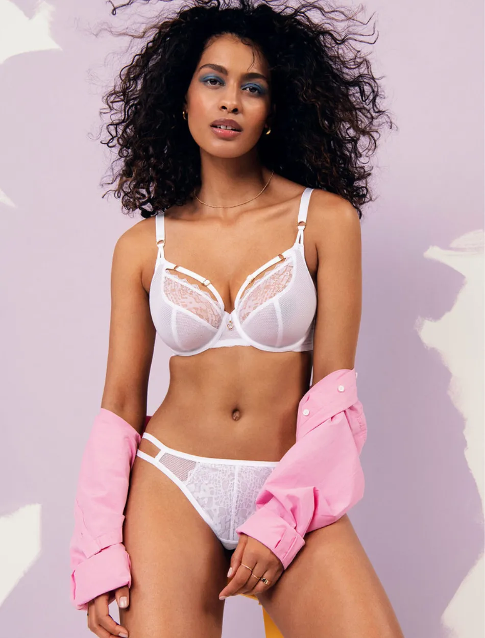 Freya Temptress Brazilian Brief, White