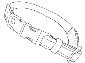 Fully Customizable Rolled Leather Quick Release Dog Collar