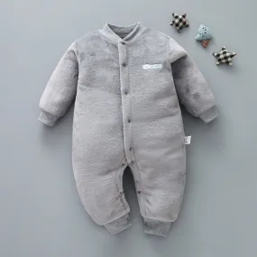 Fuzzy Warmth Romper