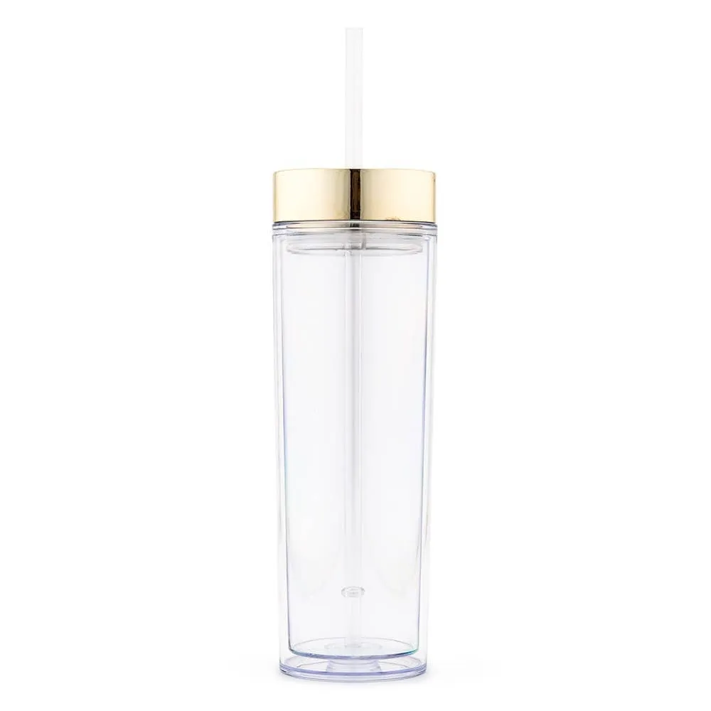 Gold Drink Tumbler - 16 oz