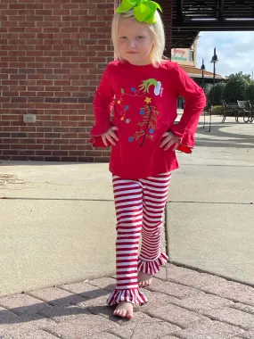 Green & Grumpy Legging Set